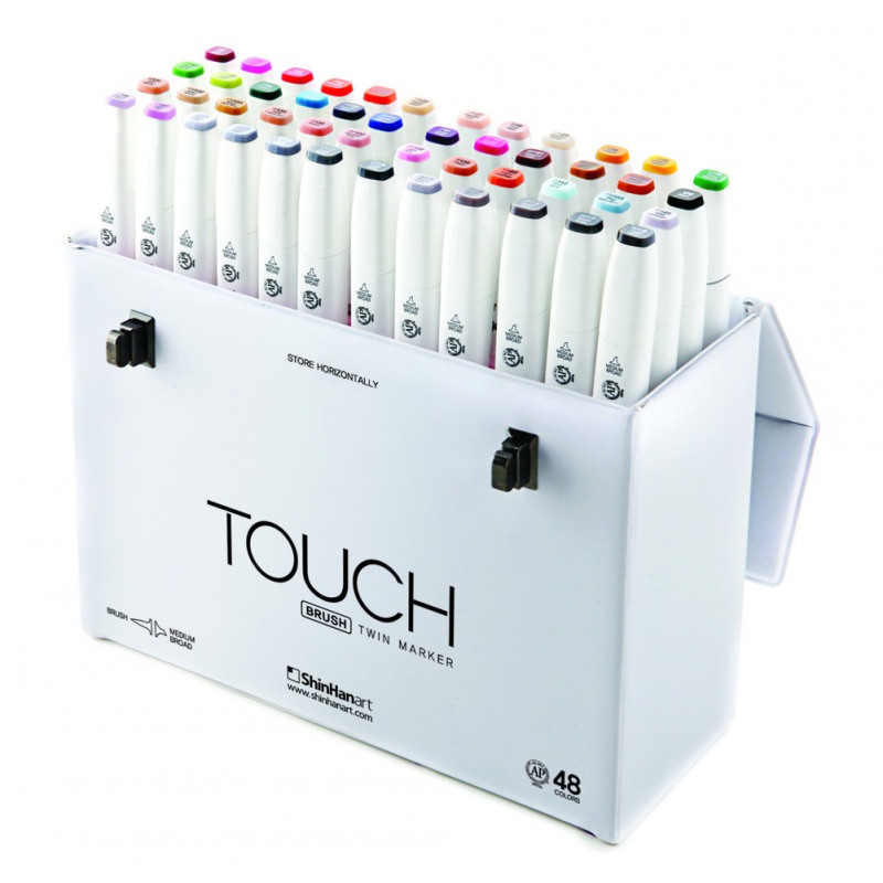 touch twin brush markers